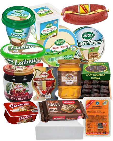 sahur paketi kahvaltı seti 13 parça