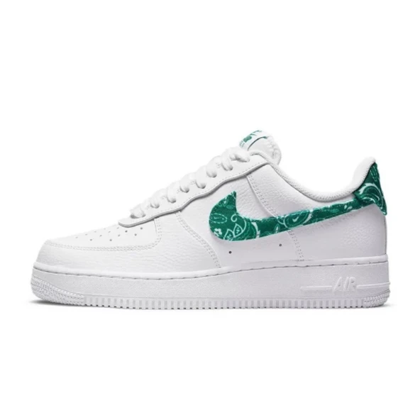 Nike Air Force 1 '07 - Green Yeşil - Desenli Günlük Sneaker Spor Ayakkabı