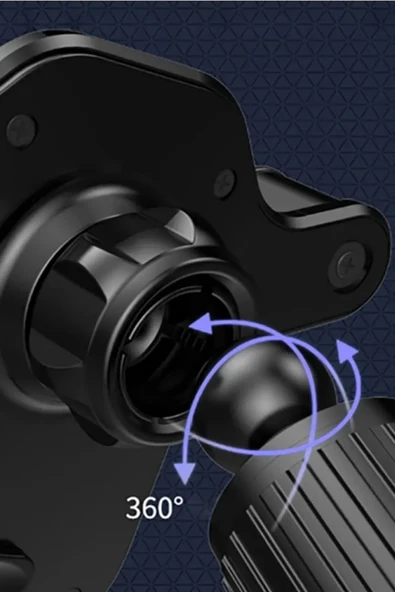 Linkage Lkh-33 Mandallı Araç İçi 360 Dönebilen Havalandırma Telefon Tutucu - 3
