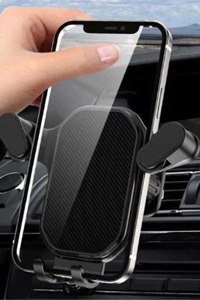 Linkage Lkh-33 Mandallı Araç İçi 360 Dönebilen Havalandırma Telefon Tutucu - 4