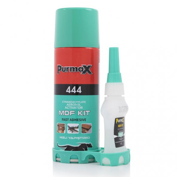 Purmax 444 Mdf Kit Hızlı Yapıştıcı Set 200 ml