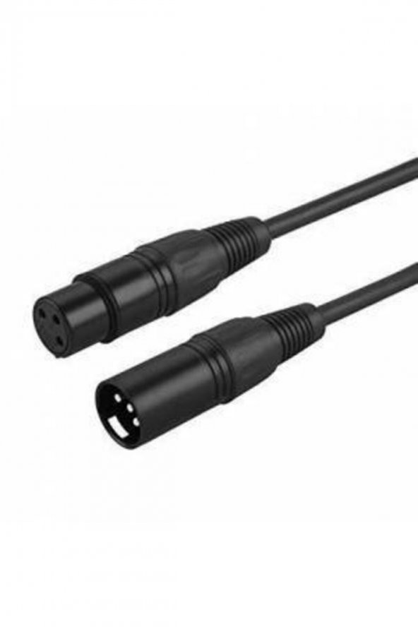 3 Pin XLR Dişi-Erkek Hazır Mikrofon Kablosu Klotz/Neutrik (1 Mt) - 1