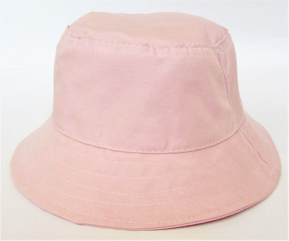 salarticaret Düz Toz Pembe Balıkçı Şapka Bucket Hat