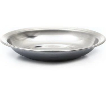 Çelik Yemek Tabağı 17 Cm (12 Adet)