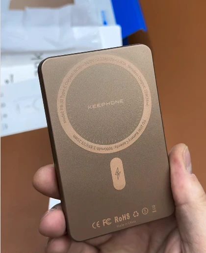 PB34 10.000 mAh 20W Kablosuz Şarjlı Kolay Taşınabilen  MagSafe PD Hızlı Şarj Mini Powerbank - 6