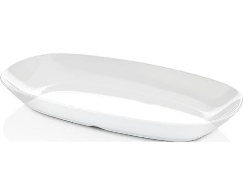 Melamin Oval Kayık Tabak 24 Cm (12 Adet)