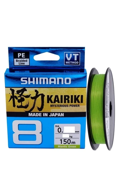 Shimano Kairiki 8 Mantisgreen (Yeşil) 0,28Mm 150Mt İp Misina