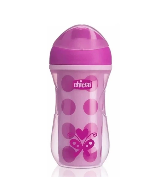 Chicco Isı Yalıtımlı Active Bardak 14 Ay+ 266 ml - Pink - Resim 2