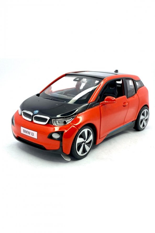 Çek Bırak Bmw I3 (die Cast 1:32) Kırmızı ( Işıklı Ve Sesli ) Araba