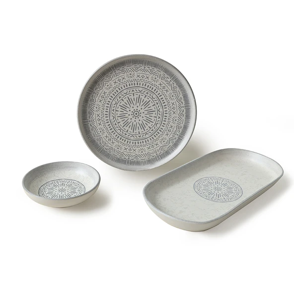 Keramika Stone Kahvaltı Takımı 10 Parça 4 kişilik 21426-27 - 6