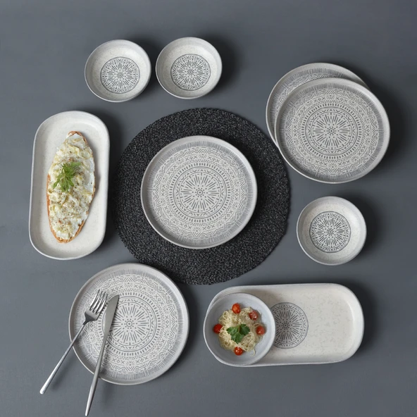 Keramika Stone Kahvaltı Takımı 10 Parça 4 kişilik 21426-27 - 2
