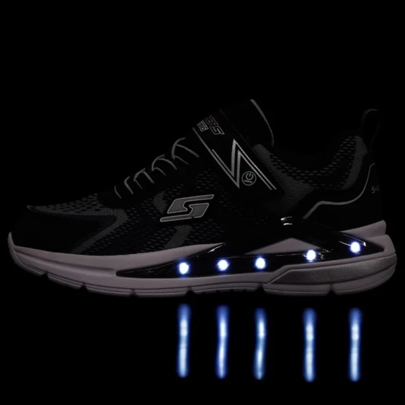 Skechers Tri-namics 401660L Ortopedik Işıklı Çocuk Spor Ayakkabı - Resim 2