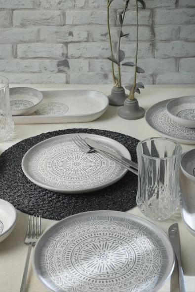 Keramika Stone Kahvaltı Takımı 10 Parça 4 kişilik 21426-27 - 4