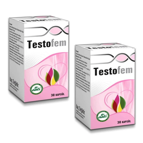 Anti Testofem® Damiana Ekstresi 30 Kapsül x 2 Adet ürün görseli 1