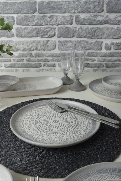 Keramika Stone Kahvaltı Takımı 10 Parça 4 kişilik 21426-27 - 6