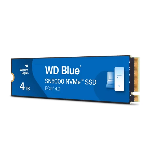 WD 4TB  BLUE M.2 NVMe SN5000 5500/5000MB/s WDS400T4B0E GEN4 SSD - Resim 2