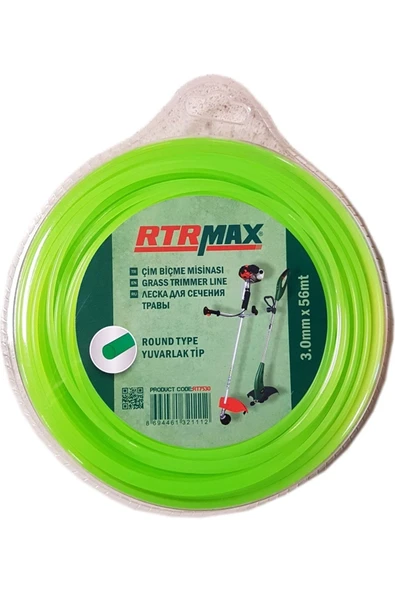 Rtrmax RTY530 Tırpan Misinası Yeşil 3Mm*56Mt - 2