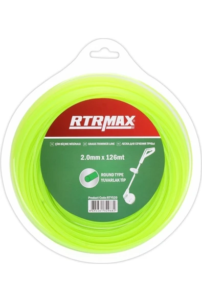 Rtrmax RTY520 Tırpan Misinası Yeşil 2Mm*126Mt