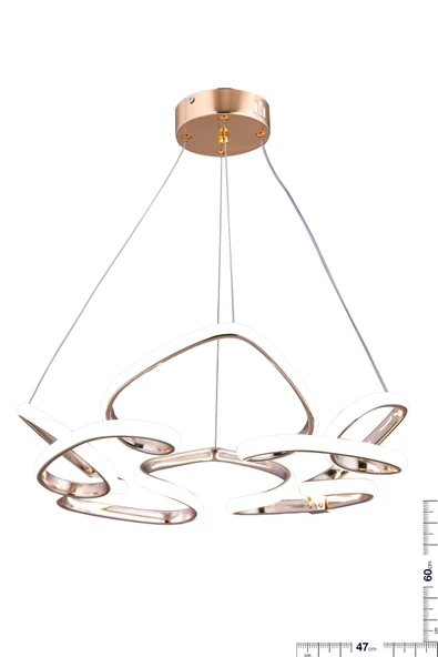 HALE BÜYÜK GOLD AVİZE - Resim 2