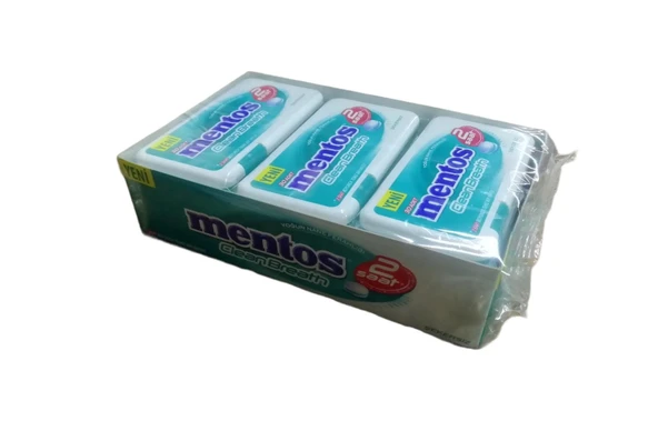 Mentos Clean Breath 2 Saat Yoğun Nane Aromalı Tablet Şeker 21 gr 12 Adet - 4