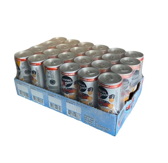 Nescafe Xpress Karamel Soğuk Kahve 250 ml 24 Adet