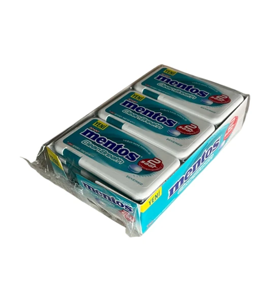 Mentos Clean Breath 2 Saat Yoğun Nane Aromalı Tablet Şeker 21 gr 12 Adet - 2