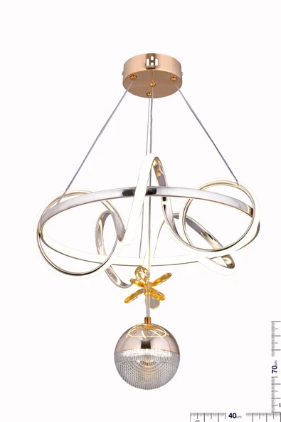 DART  TEK TOP GOLD AVİZE - Resim 2