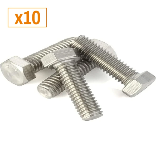 M12*35 ALTI KÖŞE CİVATA KAPLI 8,8 (x10)