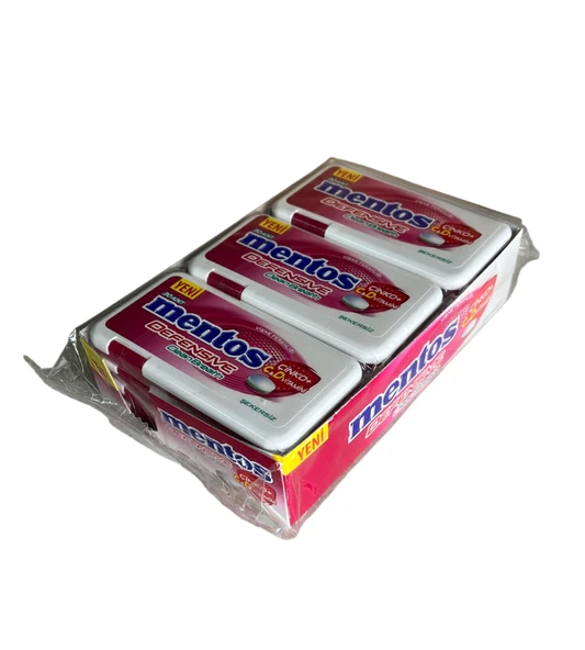 Mentos Clean Breath Vişne Ferahlığı Tablet Şeker 21 gr 12 Adet - 2