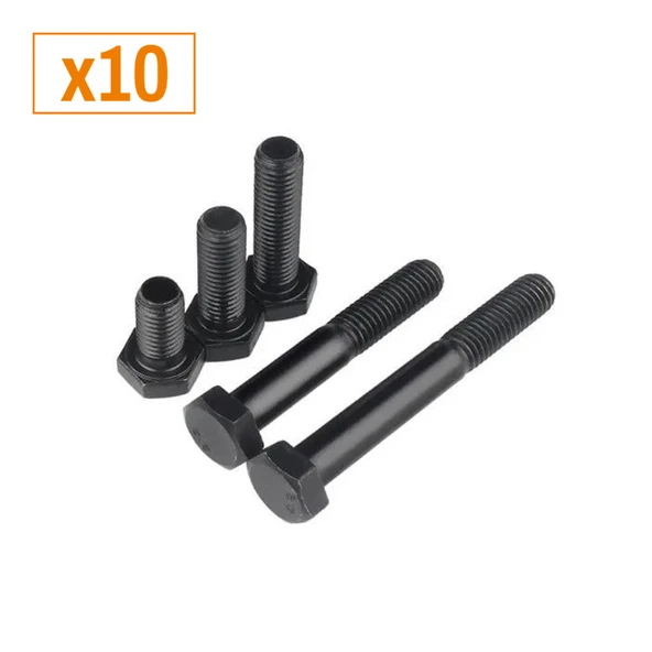 M10*65 ALTI KÖŞE CİVATA KAPLI 8,8 (x10)