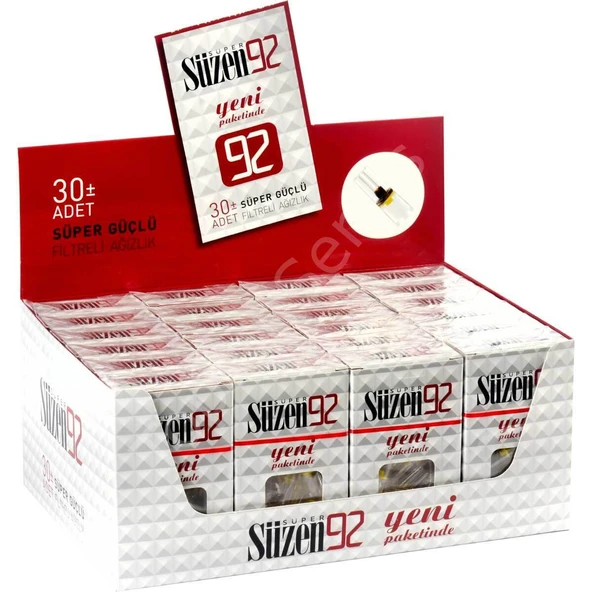 Süzen 92 Filtreli Ağızlık 24 lü Paket