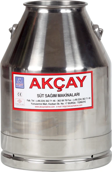 30 LT Paslanmaz Süt Güğümü