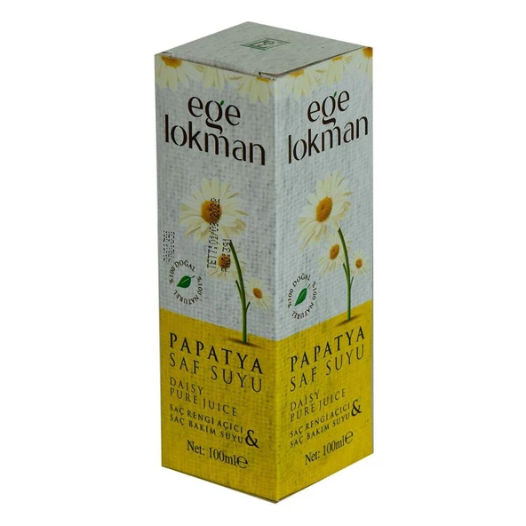 Ege Lokman Saç Rengi Açıcı Doğal Papatya Saf Suyu Spreyli 100ML - 4