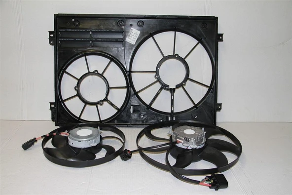 FAN MOTORU KOMPLE SET (SOL + SAG + DAVLUMBAZ) GOLF5-GOLF6-JETTA-PASSAT-CADDY-A3-LEON CAYC