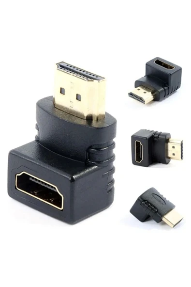 Hdmı L Aparat-Hdmı 90 Derece Dirsek Adaptör - 3