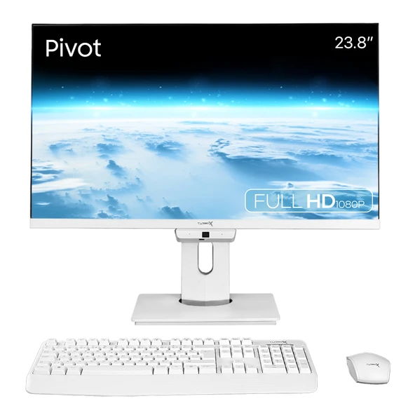 Turbox TAx1620 i7 12700 16GB DDR4 512GB M.2 NVMe 23.8 inç FHD Pivot BTH Webcam WiFi All in One PC