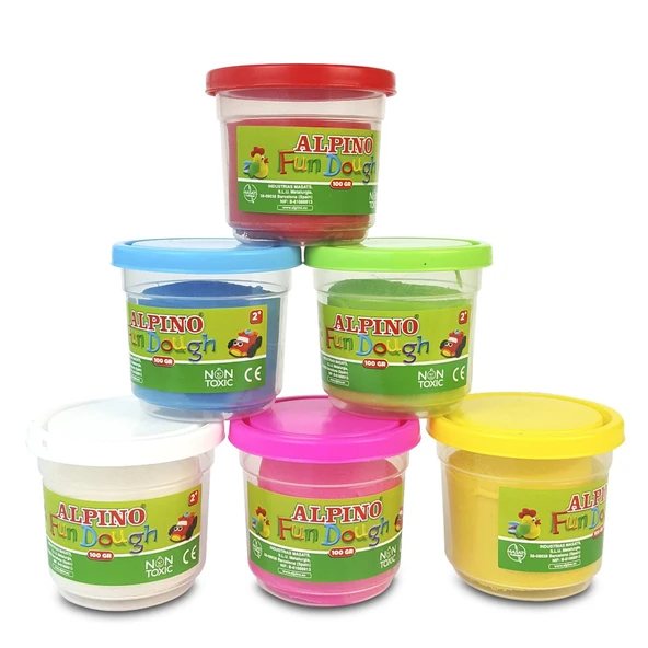 Alpino Oyun Hamuru 6 Renk X 100 gr DP000301 - 2