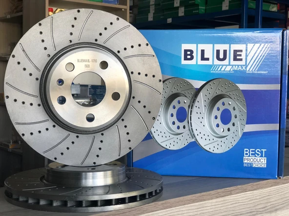 FREN DISKI ÖN HAVALI PERFORMANCE SPORT VW A4 A5 A6 2016- 318X30 DDF2596C1 8W0615301H - Resim 2