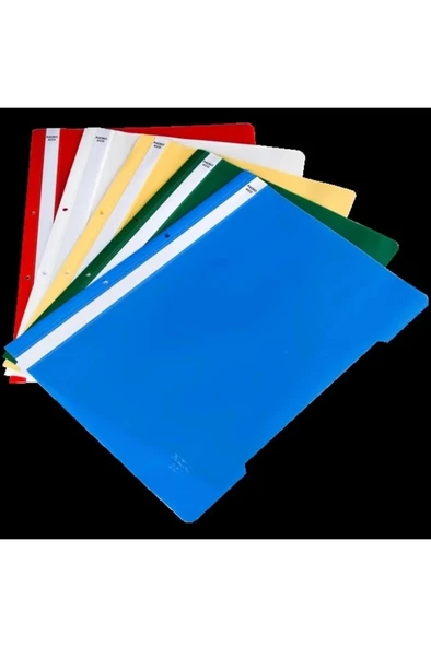 Noki Eco Telli Dosya Plastik Mavi 150 Adet (3 Paket) - 2