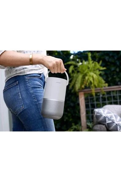 Bose Portable Home Taşınabilir Wi-Fi Bluetooth Hoparlör Gümüş Outlet - 5