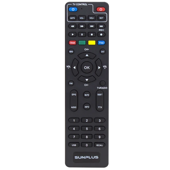 FULLY KR SUNGATE SUNPLUS ASTRA FALCON FULL HD TV ÖZELLİKLİ UYDU KUMANDASI (40129=6044) A-23L