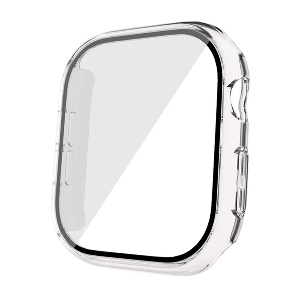 Watch 10 42mm Uyumlu Sert PC Kasa Electroplatink Çerçeveli Ekran Koruyucu Watch Gard 36 - Resim 3