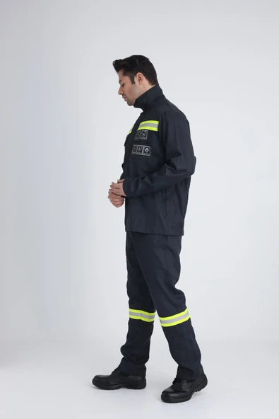 Eriyik Metal Sıçramalarına Karşı Koruyucu Takım Ceket & Pantolon - 4
