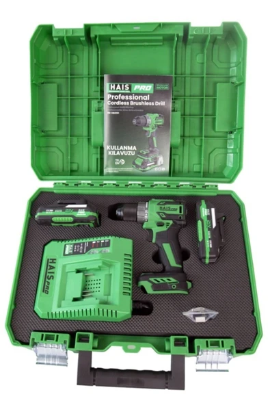 Haispro RB-DB2101 Profesyonel Vidalama Matkap 21 V 2x2.0 Ah Çift Akülü - Resim 4