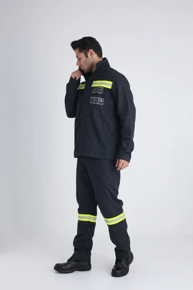 Eriyik Metal Sıçramalarına Karşı Koruyucu Takım Ceket & Pantolon - 2