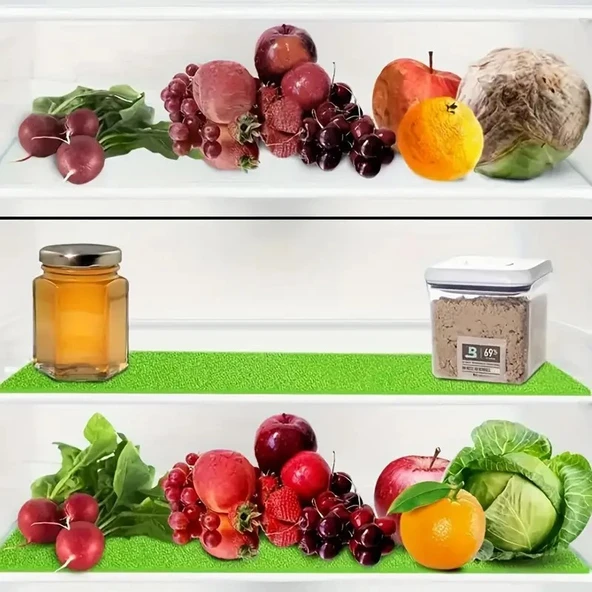 Buzdolabı Sebzelik Küf ve Rutubet Önleyici Mat 3'lü Set - Resim 2