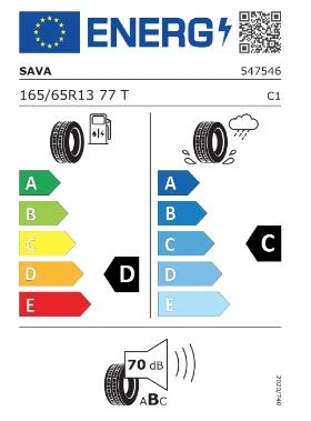 Sava 165/65R13 77T Perfecta Oto Yaz Lastiği (Üretim:2023) - 2
