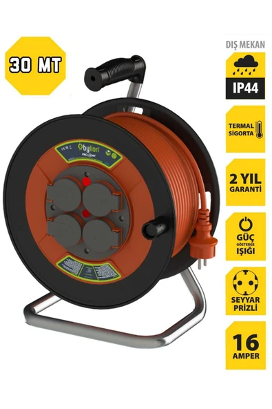 MAKARALI UZATMA KABLOSU 35 mt 3x1,5 mm TTR KABLO - 10