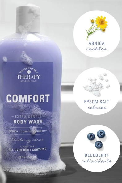 Village Naturals Therapy Comfort Duş Jeli 591ML - Resim 5