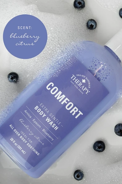 Village Naturals Therapy Comfort Duş Jeli 591ML - Resim 3